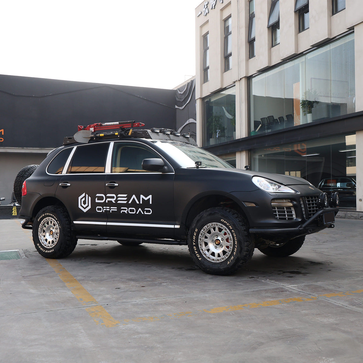 Porsche Cayenne 957 Front Bumper with Bull Bar (07-10)