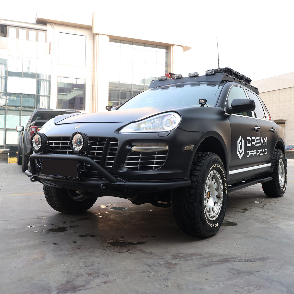 Porsche Cayenne 957 Front Bumper with Bull Bar (07-10)