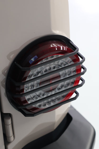 Ineos Grenadier taillight protection covers (pair) — steel mesh rear light guards