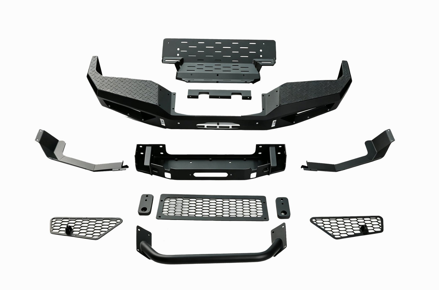 Ineos Grenadier Bull Bar Front Bumper with Front Underbody Protection (2023+) - OverlandtrekFront BumperOverlandtrekOT-GRN-FB-UBPIneos Grenadier Bull Bar Front Bumper with Front Underbody Protection (2023+)