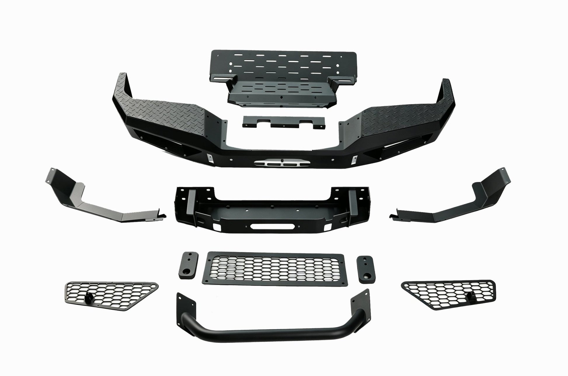 Ineos Grenadier Bull Bar Front Bumper with Front Underbody Protection (2023+) - OverlandtrekFront BumperOverlandtrekOT-GRN-FB-UBPIneos Grenadier Bull Bar Front Bumper with Front Underbody Protection (2023+)