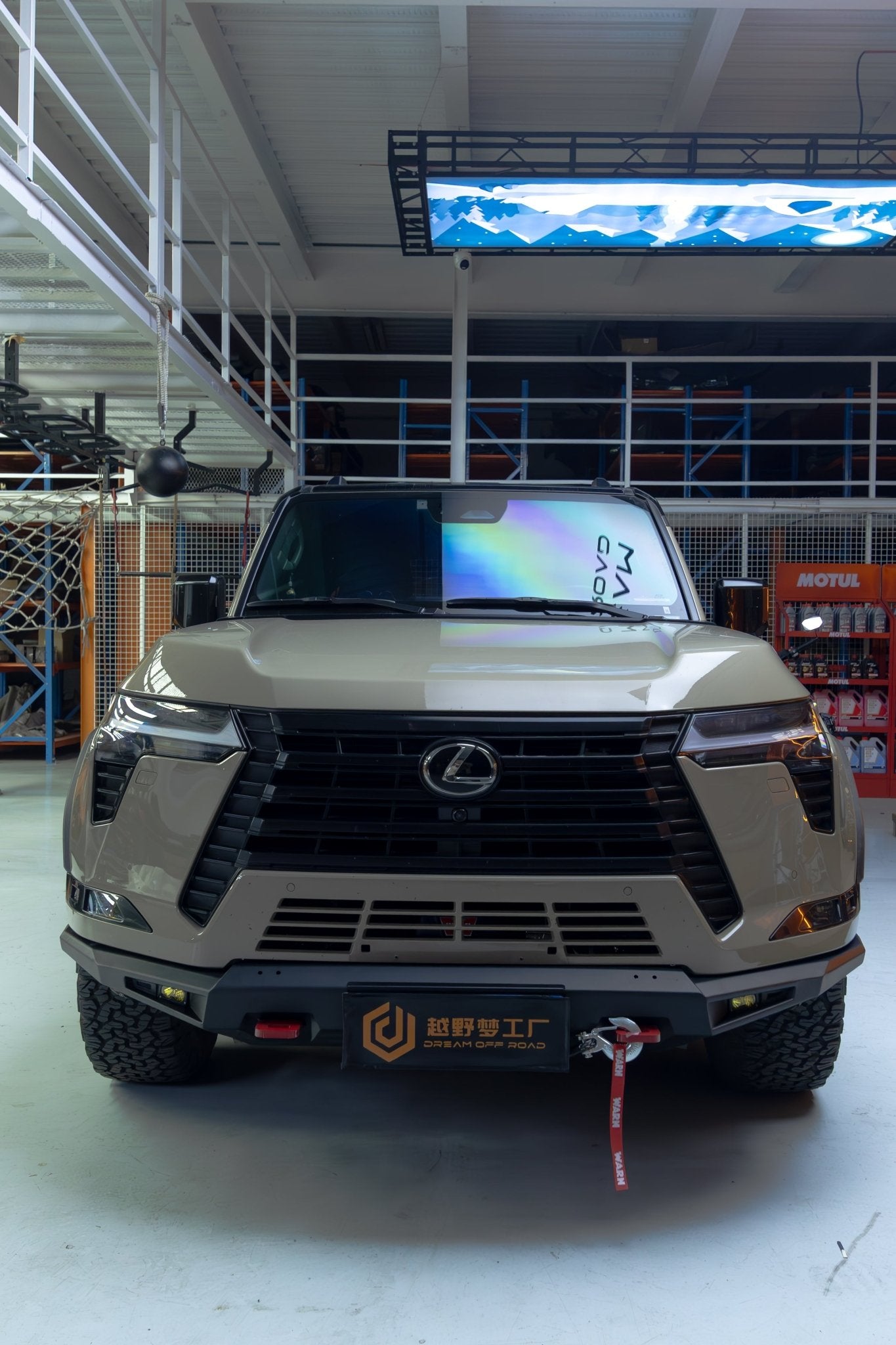 Lexus GX550 Off-Road Front Bumper - OverlandtrekFront BumperOverlandtrekOT-GX5-FB-STDLexus GX550 off-road front bumper — powder-coated finish texture detail