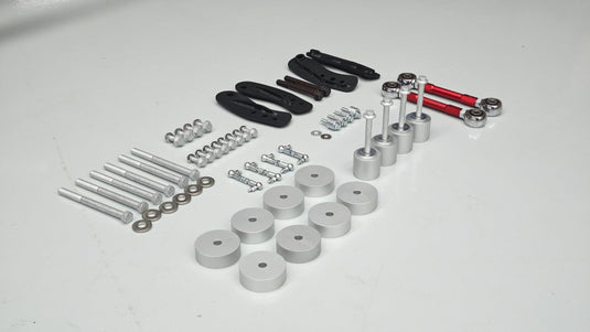 Porsche Cayenne 955/957 & VW Touareg 2-inch lift kit (2002–2010) — forged aluminum spacer kit product view