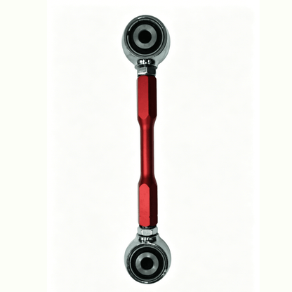 Porsche Cayenne & VW Touareg & Audi Q7 Adjustable Front Sway Bar End Links – Lift Kit - OverlandtrekLift Suspension SystemOverlandtrekOT-UNI-LK-SBLPorsche Cayenne 955/957 Gen 1 (2002–2010) front adjustable sway bar end links – installed front suspension detail