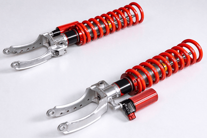 Porsche Cayenne 955/957 & VW Touareg Gen 1/1.5 Nitrogen Coilovers – 9-Step Adjustable (2002–2010) - OverlandtrekLift Suspension SystemOverlandtrekOT-UNI-LK-COILPorsche Cayenne 955 (2002–2007)Pair of front coilovers with integrated nitrogen reservoirs for Porsche Cayenne 955/957 and VW Touareg Gen 1