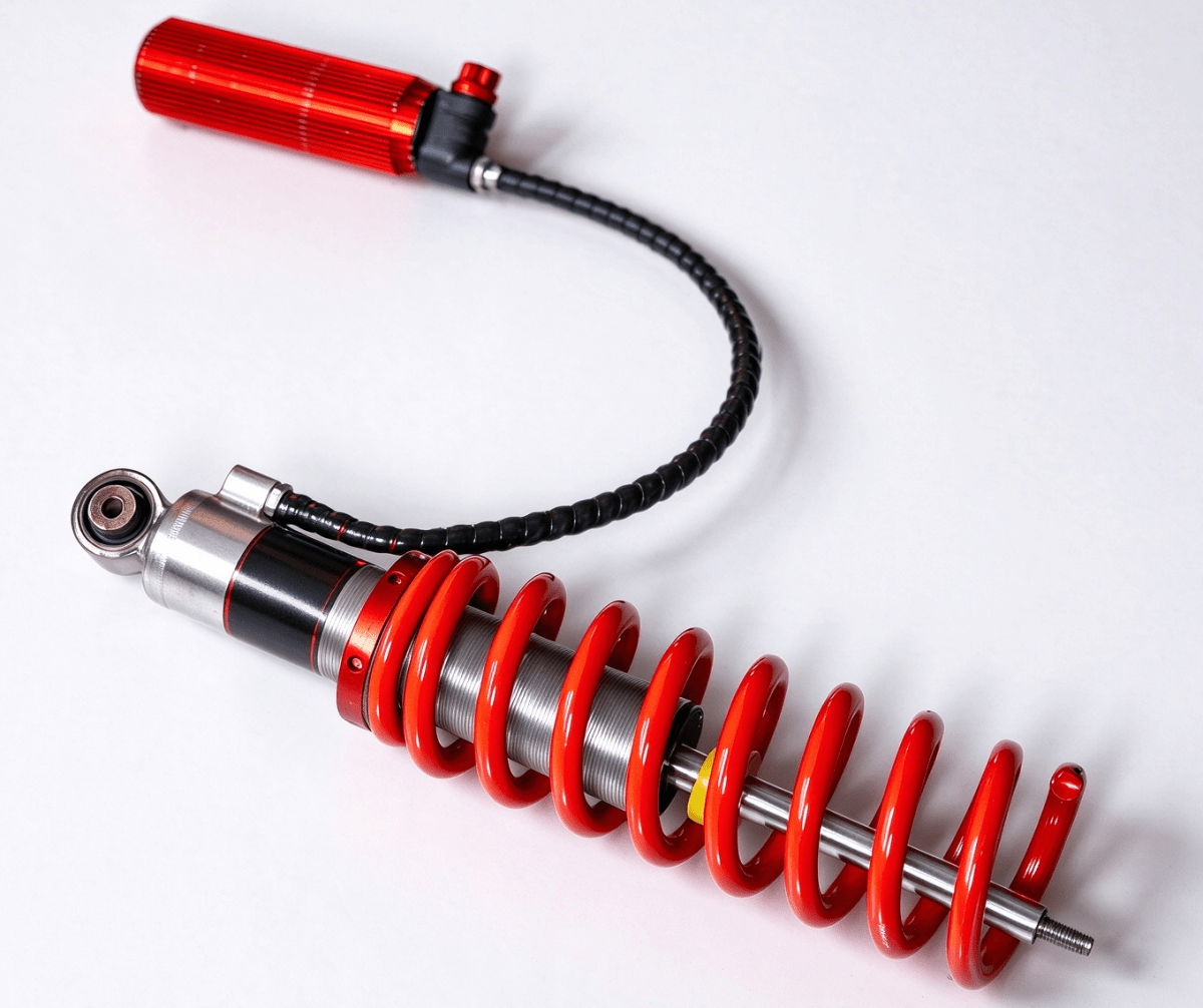 Porsche Cayenne 955/957 & VW Touareg Gen 1/1.5 Nitrogen Coilovers – 9-Step Adjustable (2002–2010) - OverlandtrekLift Suspension SystemOverlandtrekOT-UNI-LK-COILPorsche Cayenne 955 (2002–2007)Rear nitrogen coilover with 6082 forged aluminum eyelet, threaded body and remote reservoir