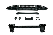 VW Touareg Gen 2 front bumper with winch mount (2011–2018) — winch mount and fairlead detail